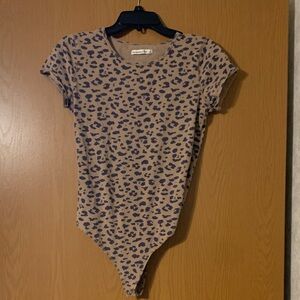 Abercrombie & Fitch Leopard Print Bodysuit